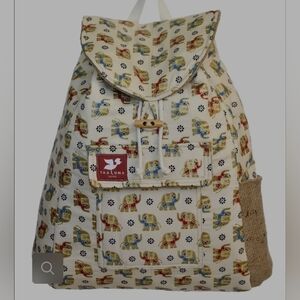TAA LUMA Thailand Tote Drawstring Elephant Backpack​